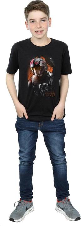 Actual product image Star Wars Boys The Last Jedi Poe Dameron Brushed T-Shirt (152, 158)