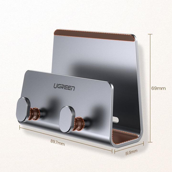 Immagine prodotto Ugreen supporto da parete in metallo per smartphone e tablet nero (LP193)
