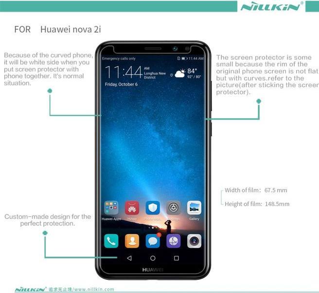 Actual product image Nillkin Super Clear Whole Set Series (1 Piece, Mate 10 Lite)
