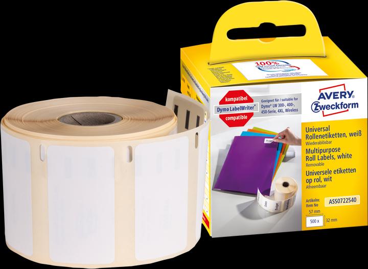 Produktbild Avery Rollenetiketten
