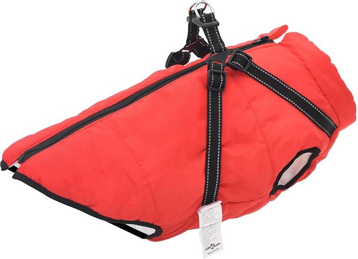 Produktbild VidaXL Hundemantel mit Geschirr Wasserdicht Reflektierend (48, Hundemantel)