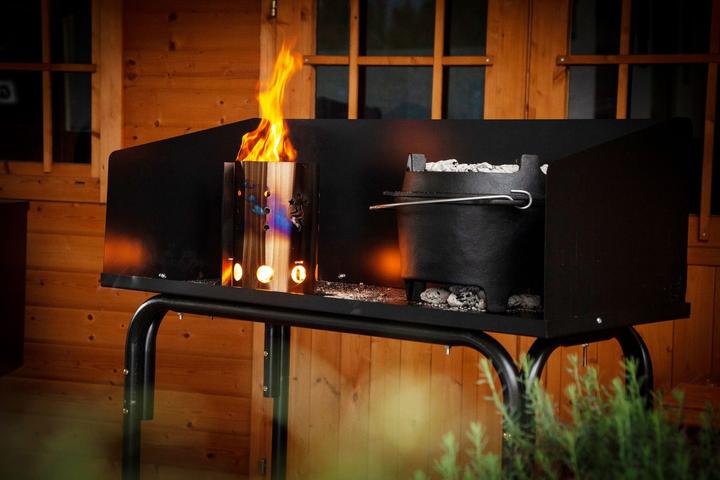 Image du produit Grillfürst Station Dutch Oven / Table Dutch Oven avec pare-vent