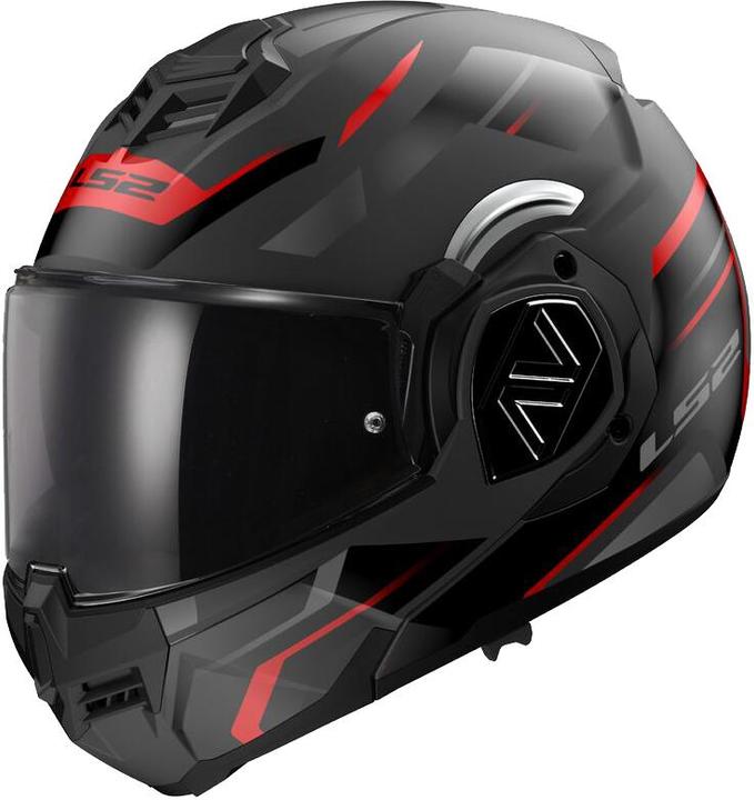 Produktbild LS2 FF906 ADVANT KUKA Klapphelm matt schwarz-rot S (S)