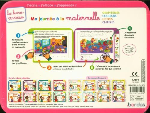 Actual product image Ma journée à la maternelle : graphisme, couleurs, lettres, chiffres (French, Collectif, 2023)