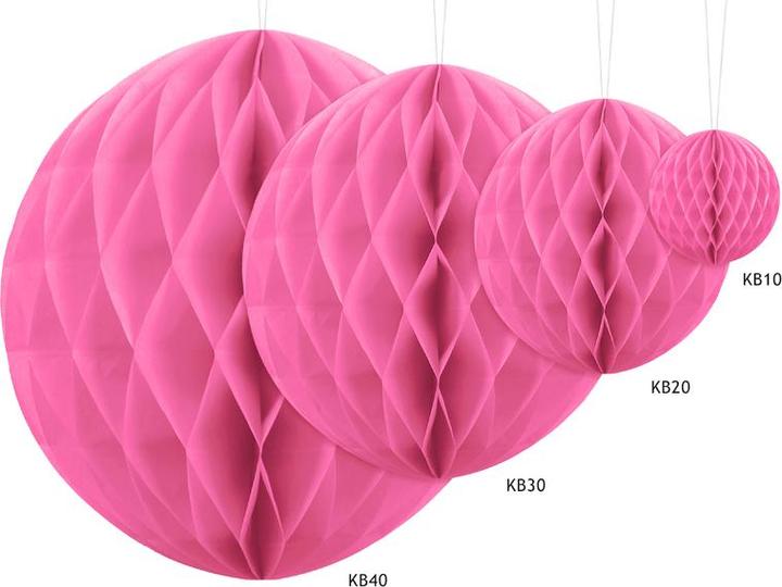 Actual product image Partydeco Honeycomb ball