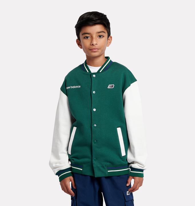 New Balance B NB Premium Loop Back Baseball Jacket