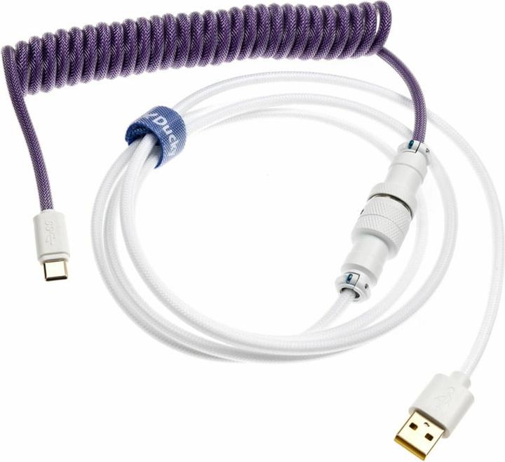 Produktbild Ducky Premicord Creator Spiralkabel, USB Typ C auf Typ A (1.80 m, USB 2.0)