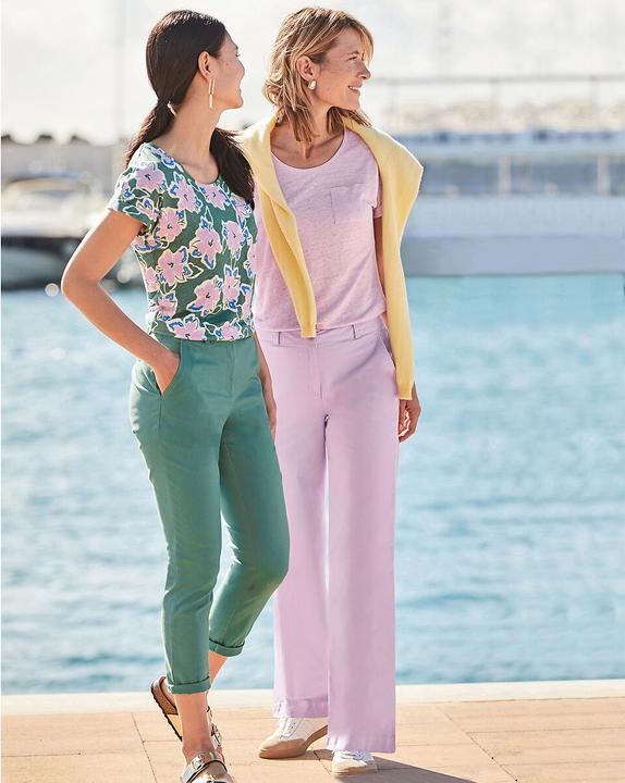Actual product image Anne Weyburn Weite Chino-Hose (38)