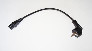 Image du produit Wantec wW Câble pour appareils froids Schuko mâle CEE7/7 femelle IEC C13 0,3m (0.30 m)