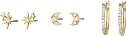 Fossil A charming set of gold-plated Moon earrings JGFTSET1050