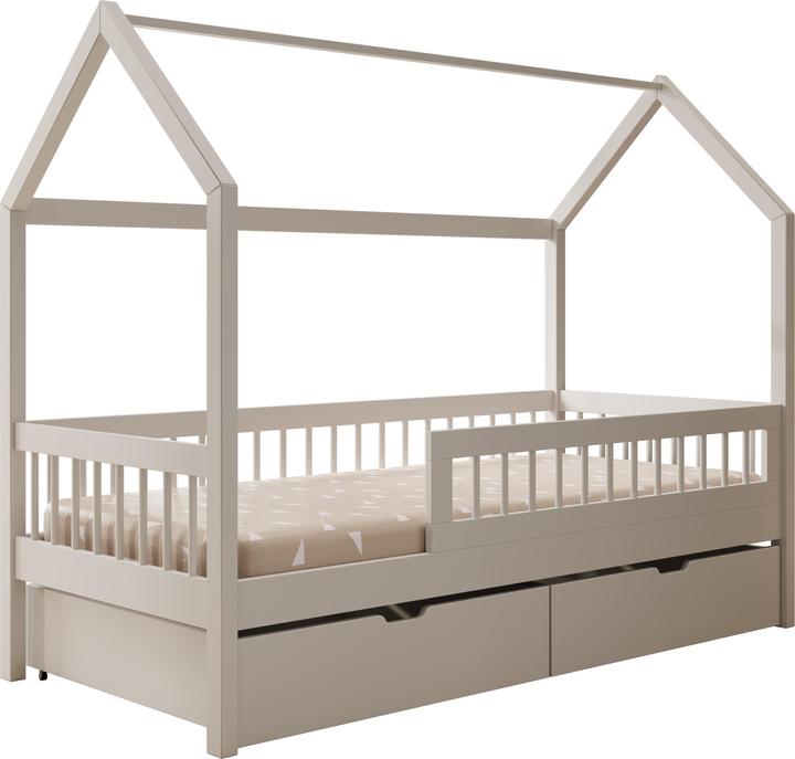 Produktbild ADRK Furniture Hausbett Galicja mit Matratze (200 x 90 cm)
