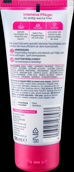 Actual product image dm Balea Foot cream with 10% urea (Foot cream & foot gel, 100 ml)