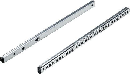 Produktbild Hettich Schubladenschiene Teilauszug 250-410 mm verzinkt 9136693 2 Stück