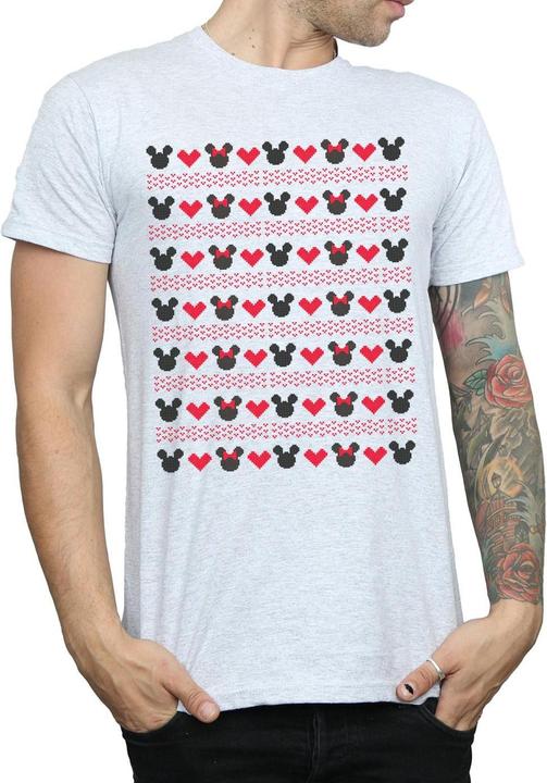 Produktbild Disney Mickey And Minnie Christmas Hearts TShirt (XL)