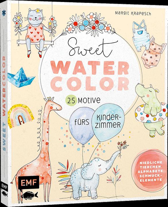 Produktbild Sweet Watercolor – 20 Motive fürs Kinderzimmer malen