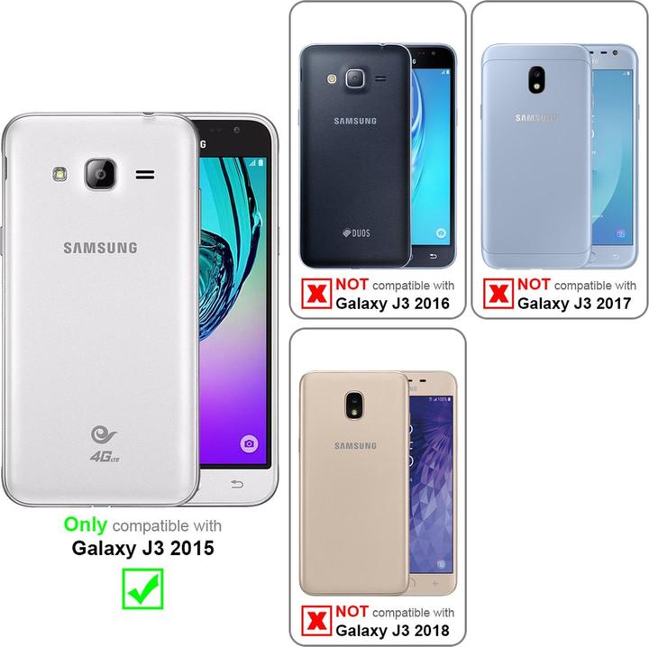 Actual product image Cadorabo TPU Candy Cover (Samsung Galaxy J3)