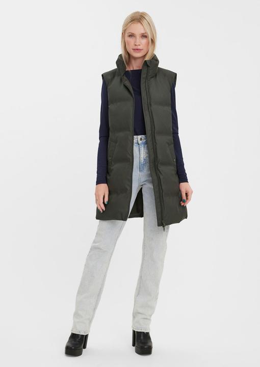 Actual product image Vero Moda Long coated waistcoat (M)
