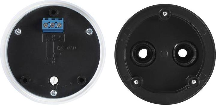 Produktbild Sygonix SY-5836544 Dämmerungsschalter Weiss, Schwarz 230 V/AC 1 Schliesser
