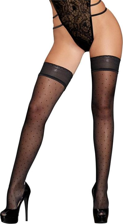 Actual product image Cottelli Collection hold-up stockings (4)