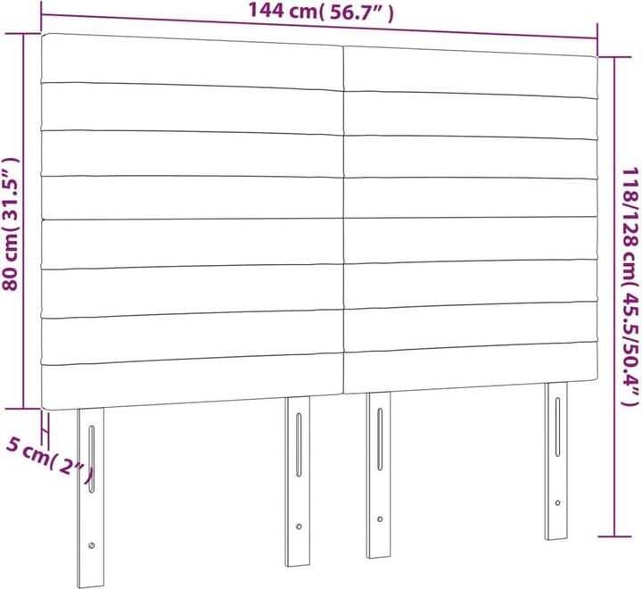 Produktbild VidaXL Erin (144 x 5 x 128 cm)