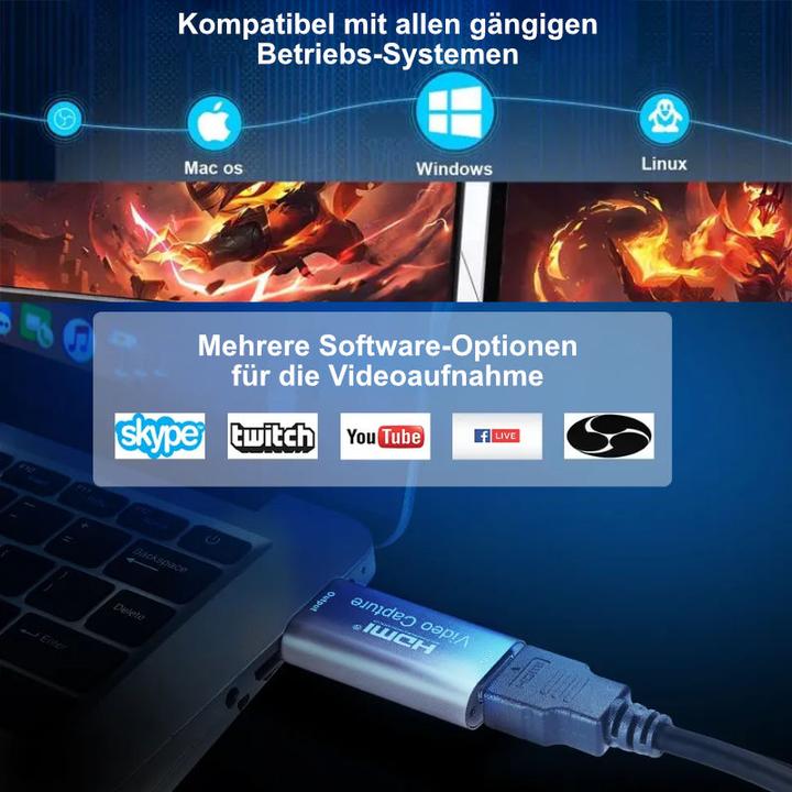 Produktbild Hermex Capture Card (Linux, Mac, Windows)