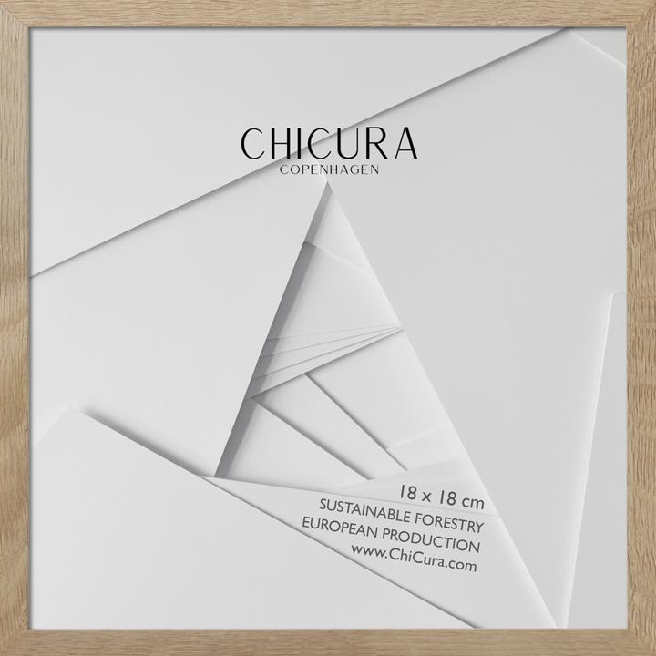 Actual product image ChiCura Wooden frame - glass (18 x 18 cm)