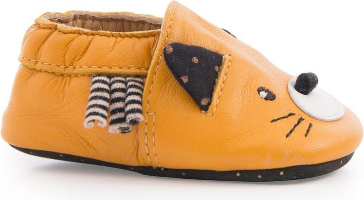 Immagine prodotto Moulin Roty Scarpette di cuoio giallo gatto 6/12 mesi, Les Moustaches (12)