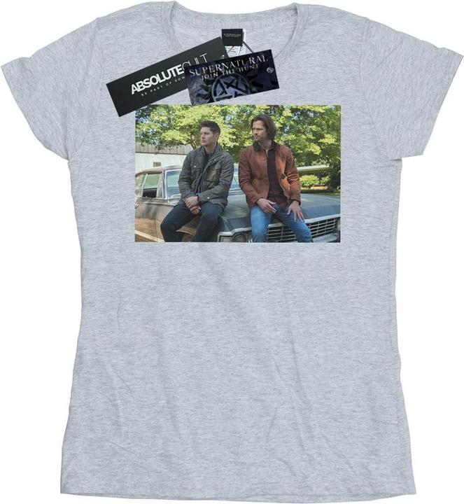 Actual product image Supernatural Womens/Ladies Impala Brothers Cotton T-Shirt (M)