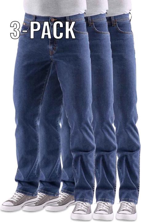 Produktbild Wrangler Texas Stretch Jeans darkstone 3-Pack (W40/L32)