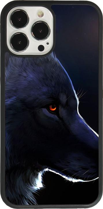 Produktbild PhoneLook Hülle Silikon schwarz Wolf Shape (Apple iPhone 13 Pro Max)