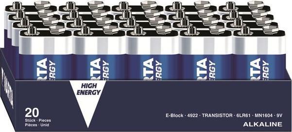 Productafbeelding Varta Vermogen met lange levensduur (1 Pcs., 9V Block, 580 mAh)