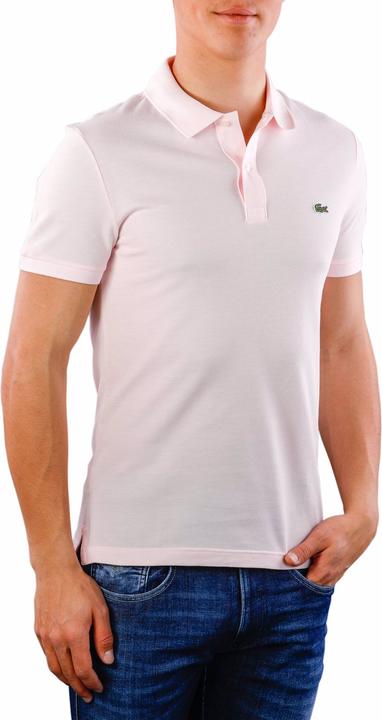 Lacoste Polo Shirt Slim Short Sleeves flamant