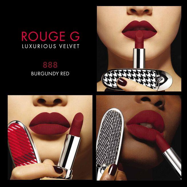 Produktbild Guerlain Rouge G Lips Refill Velvet No 888 (888 Burgundy Red)