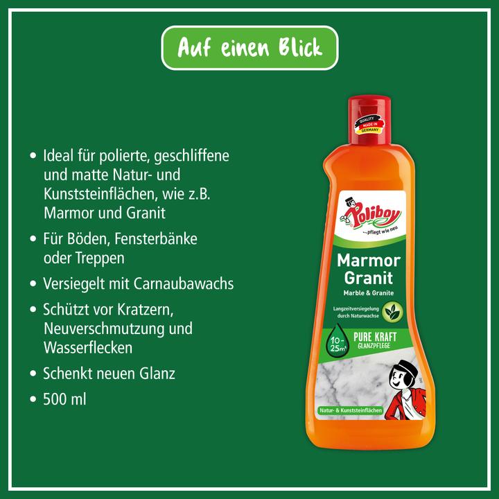 Produktbild Poliboy Marmor Granit Pflege 500 ml