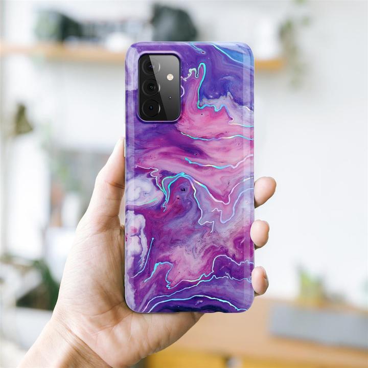 Actual product image Cadorabo IMD TPU Colorful Marble Cover (Samsung Galaxy A72)