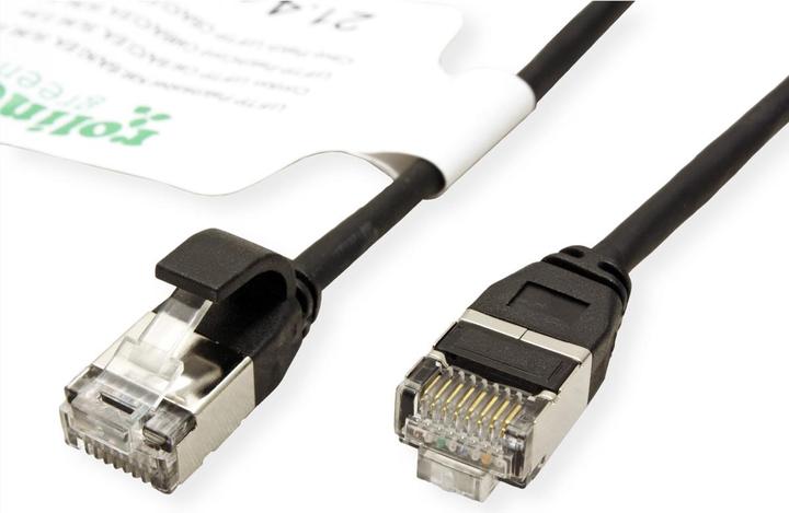 Actual product image Roline U/FTP patch cable Cat.6A (Class EA), LSOH, slim (U/FTP, CAT6a, 5 m)
