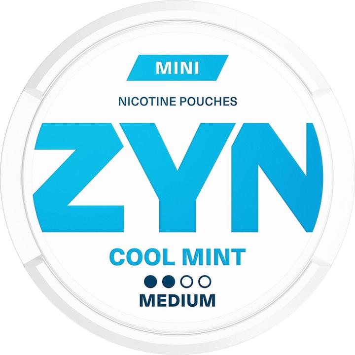 Image du produit Zyn Cool Mint Mini Medium - 3mg/pouch (Pochettes de nicotine, 3 mg)