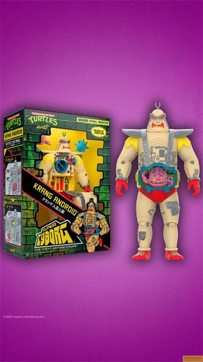 Image du produit Super7 Tortues Ninja figurine Super Cyborg Krang Android (Full Color) 28 cm