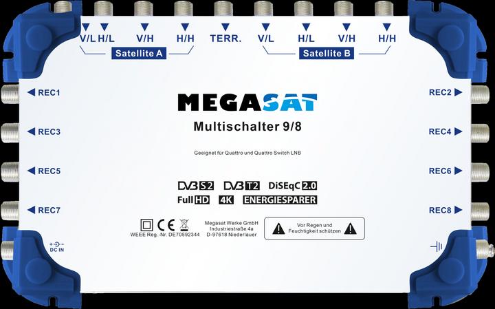 Produktbild Megasat Multiswitch 9/8 (Multischalter)