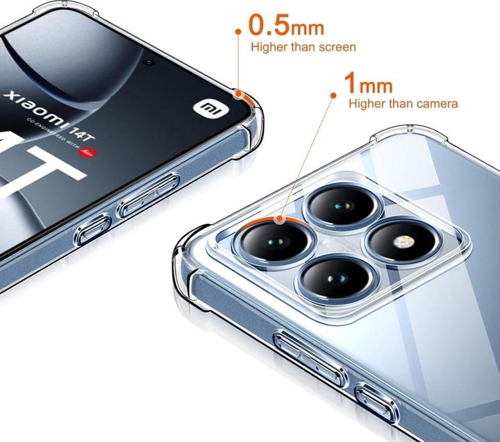Produktbild Screenguard Crystal Soft Airbag Bumper (Xiaomi 14T Pro)