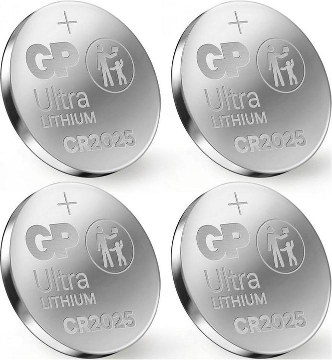 Produktbild GP Batteries 4 GP Knopfzellen CR2025 3,0 V (4 Stk., CR2025, 145 mAh)