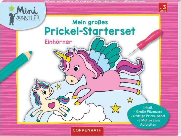 Actual product image Mein Prickel-Starterset: Einhörner (German, AnitaEngelen, 2024)