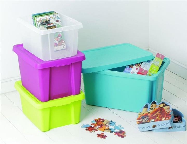 Image du produit Curver STORAGEBOXCURVER 26L+LID GREEN 598 (44 x 34 x 27 cm, 26 l)