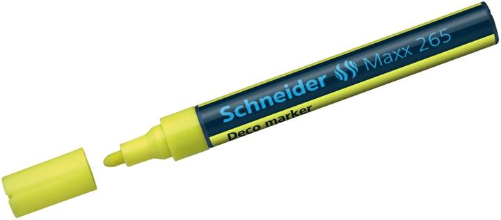 Actual product image Schneider MAXX 265 chalk pen (e) (Yellow, 3 mm, 10 x)