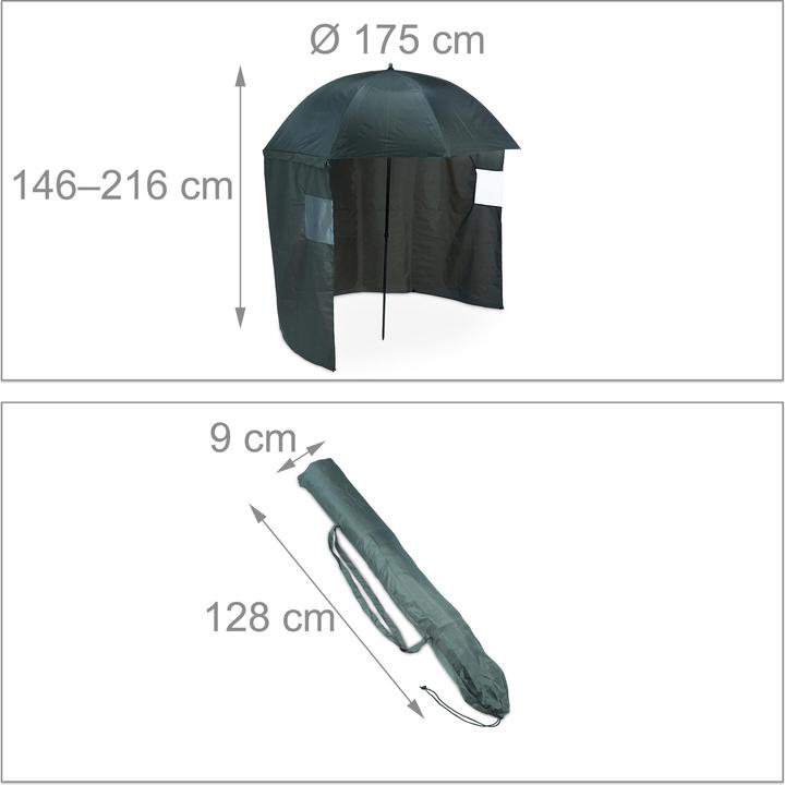 Actual product image Relaxdays Fishing umbrella (1.75 m)