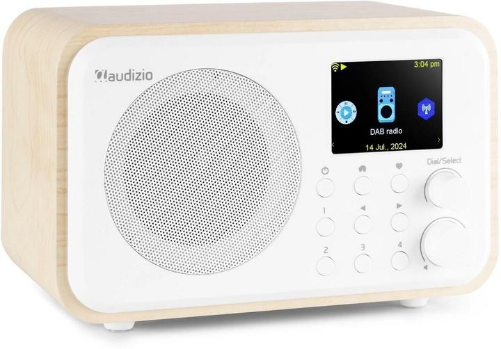 Produktbild Audizio DAB+ Radio Vicenza Weiss, Radio Tuner: Internetradio, FM (DAB+, FM, Internetradio, Bluetooth, WLAN)