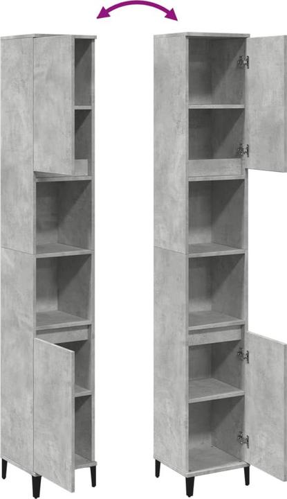 Image du produit VidaXL Armoire de salle de bain (30 x 30 x 190 cm)