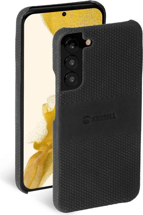 Actual product image Krusell Leather Cover for Samsung Galaxy S22 vintage black (62464) (Samsung Galaxy S22)