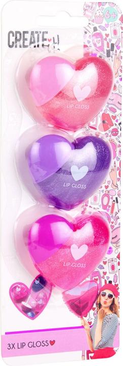 Immagine prodotto Create It! Balsamo labbra a cuore, 3 pezzi.