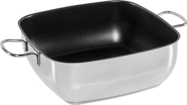 Produktbild Fissler Secural® Bräter 28cm eckig mit Glas (21.50 cm, Bräter + Schmortopf, Edelstahl)